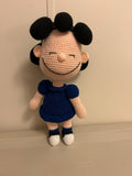 Lucy van pelt from peanuts crochet