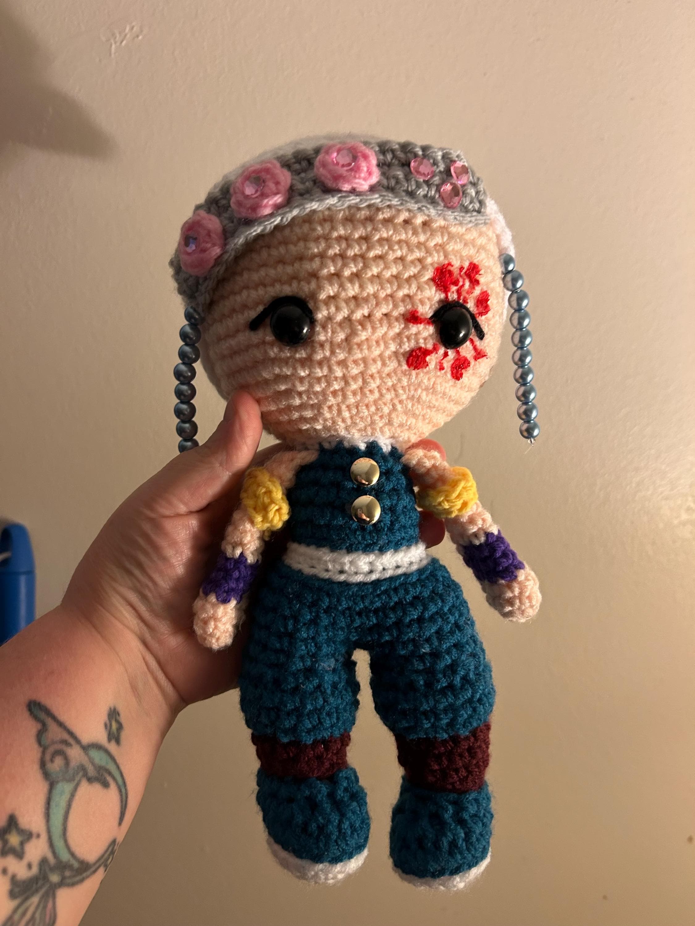 Handmade Crochet Anime Bundle – Set of 4 | Tengen Uzui, Tanjiro Kamado 2, Mitsuri Kanroji