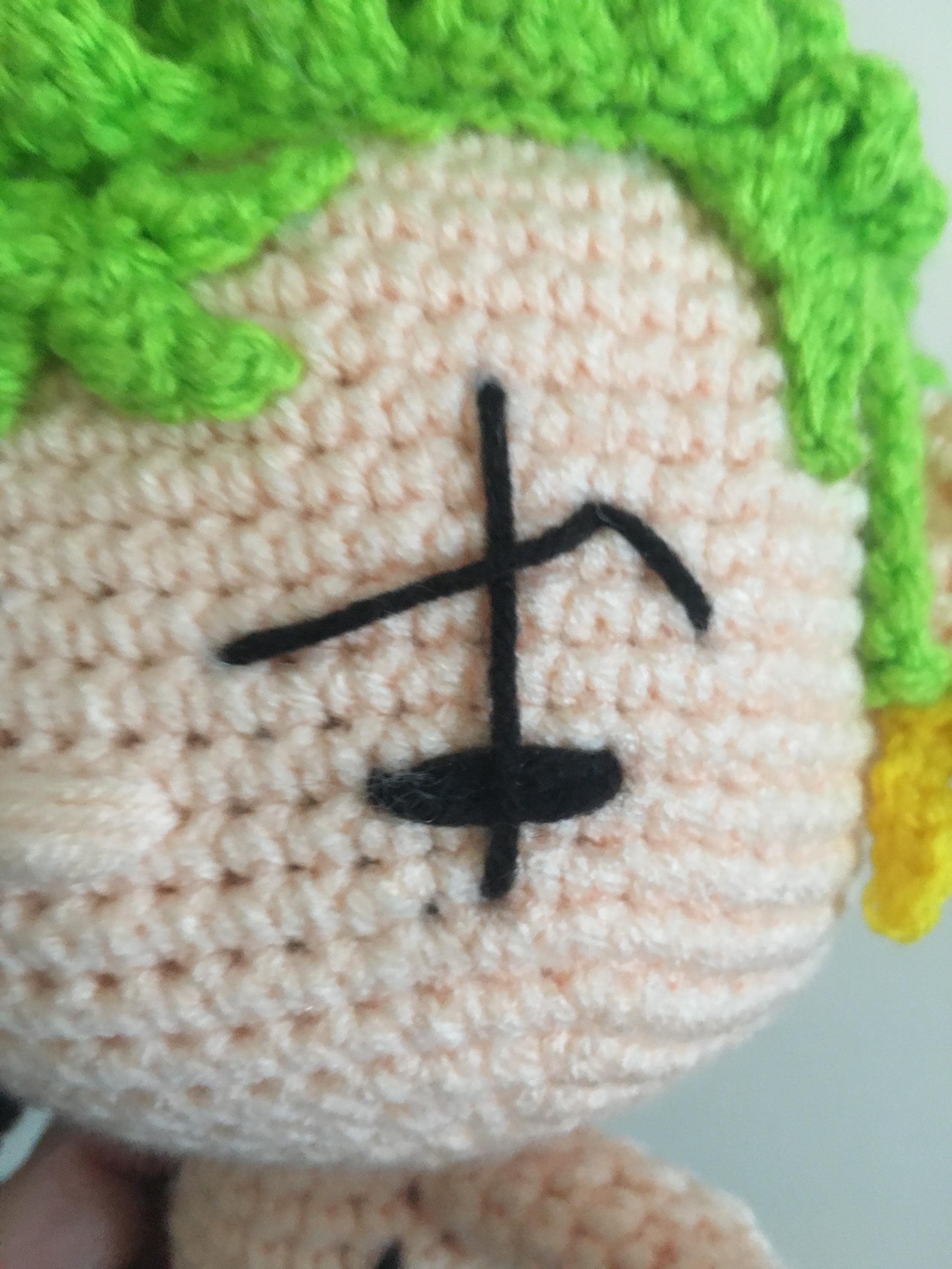 Crochet Zorro from one piece