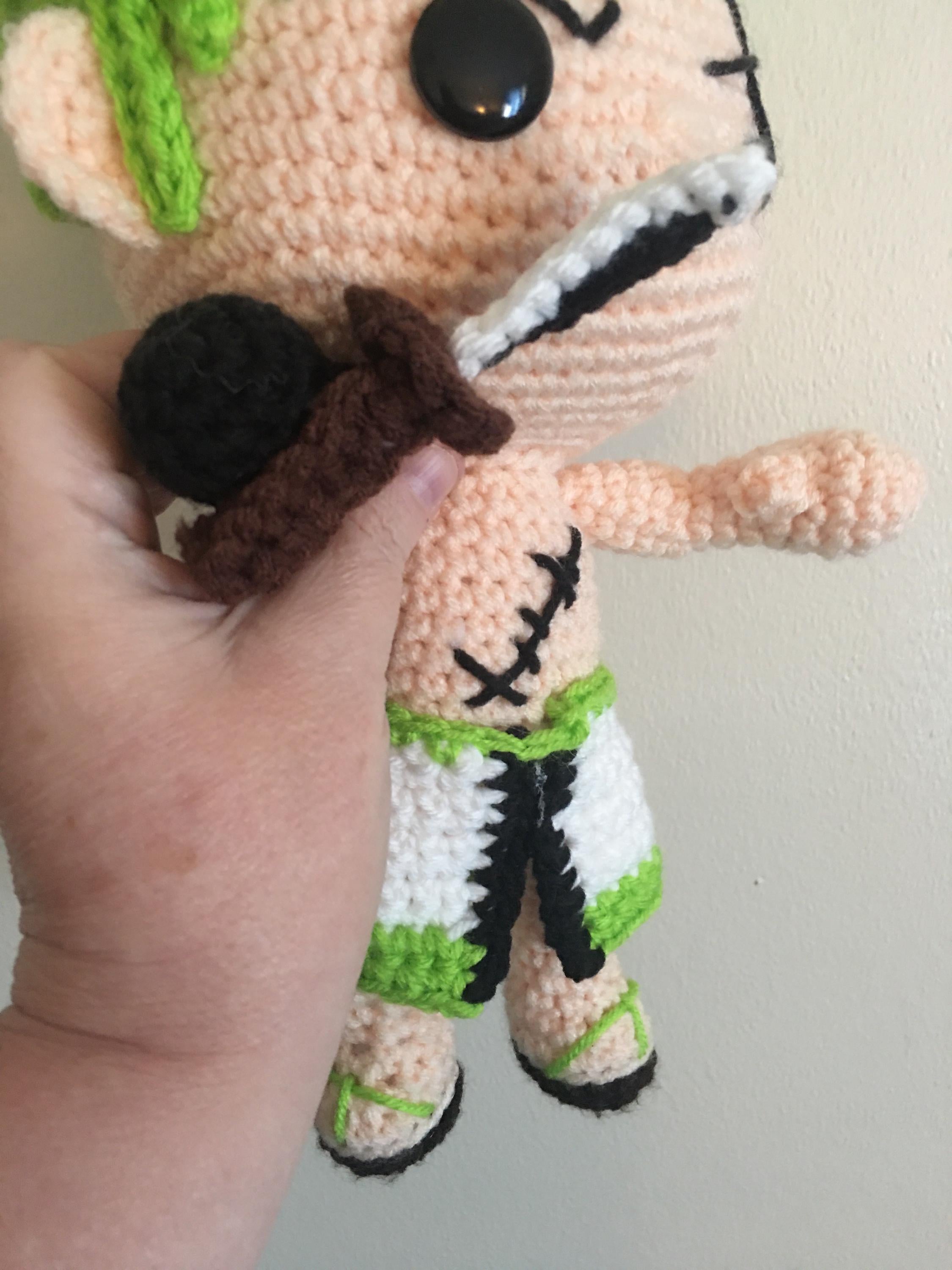 Crochet Zorro from one piece